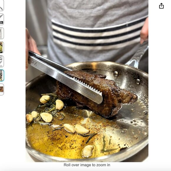 EQUIPWORX Kitchen Tongs Multi-Purpose Stainless Steel NEW IN PACKAGE - Picture 6 of 7